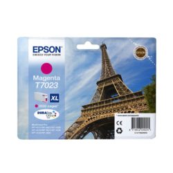 Epson Eiffel Tower T7023 Xl DURABrite Ultra Ink, High Yield Ink Cartridge, Magenta Single Pack, C13T70234010
